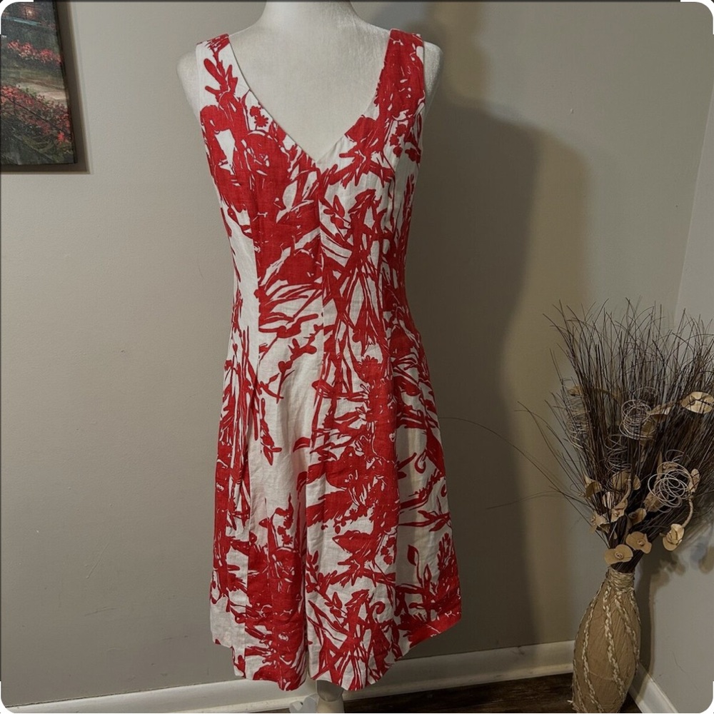 Coldwater Creek Linen Dress size 14